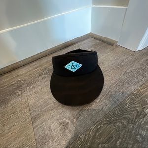 Scotty Cameron studio design black embroidered tieless visor